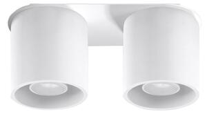 Sollux SL.0056 - Bodové svietidlo ORBIS 2 2xGU10/40W/230V biela
