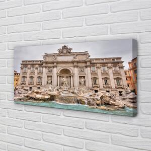 Obraz na plátne Rím Fontána bazilika 100x50 cm
