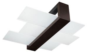 Sollux SL.0074 - Stropné svietidlo FENIKS 2 2xE27/60W/230V wenge