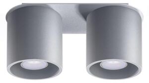 Sollux SL.0055 - Bodové svietidlo ORBIS 2 2xGU10/40W/230V šedá