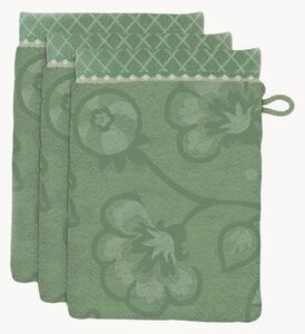 Uteráky na umývanie z bavlneného froté Jasmin Jacquard, 3 ks