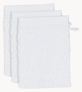 Uteráky na umývanie zo žakárového bavlneného froté Tile de Pip, 3 ks