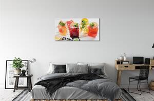 Obraz canvas Koktaily s citrusy 100x50 cm