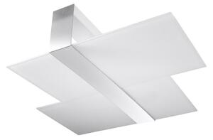 Sollux SL.0188 - Stropné svietidlo MASSIMO 2xE27/60W/230V biela/chróm