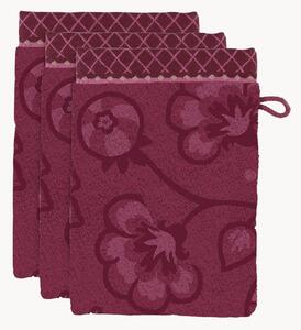 Uteráky na umývanie z bavlneného froté Jasmin Jacquard, 3 ks