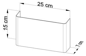 Nástenné svietidlo COPERTURA 2xG9/40W/230V biela