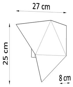 Nástenné svietidlo SOLIDO 2xG9/40W/230V čierna
