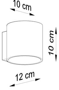 Sollux SL.0211 - Nástenné svietidlo VICI 1xG9/40W/230V sklo/biela