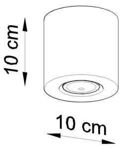 Sollux SL.0488 - Bodové svietidlo ORBIS 1xGU10/10W/230V betón