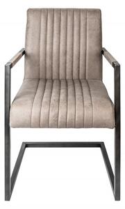 Estila Retro dizajnová stolička Inspirativo tmavosivá 90cm