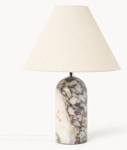 Stolová lampa's podstavcom z mramoru Calacatta Viola Gia