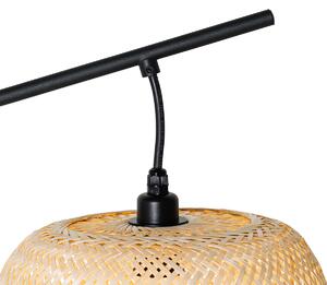 Orientálna exteriérová stojaca lampa bambus IP44 - Carlos