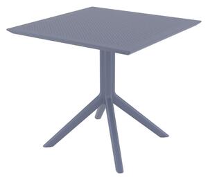 Stôl Sky 80 ~ v74 x 80 x 80 cm - Tmavo sivá