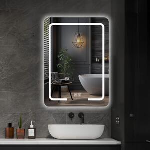 IREDA Kúpeľňové zrkadlo s LED osvetlením, 60 x 80 cm
