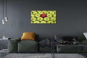 Obraz canvas Zelená a červená jablká 100x50 cm