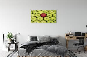 Obraz canvas Zelená a červená jablká 100x50 cm