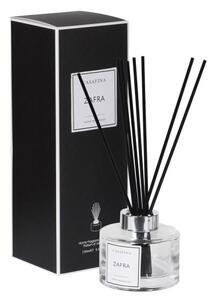 Estila Dizajnový aromatický difuzér Zafra s tyčinkami s vôňou santalového dreva a jazmínu čierna 25 cm