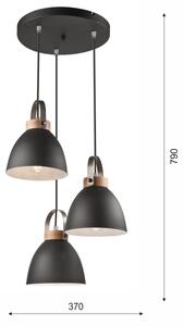 Luster na lane DANIELLE 3xE27/60W/230V