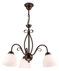 Luster na reťazi ADELLE 3xE27/60W/230V