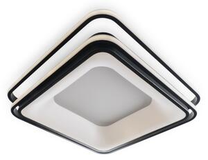 BRILAGI - LED stmievateľné stropné svietidlo FLARE LED/102W/230V 50x50 cm čierne + diaľkové ovládanie