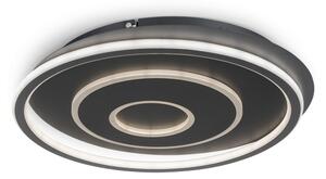 BRILAGI - LED stmievateľné stropné svietidlo IRIS LED/83W/230V 46x50 cm čierne + diaľkové ovládanie