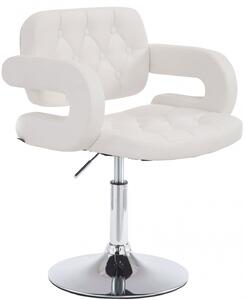 Stolička Dublin lounger - Biela