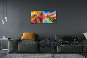 Obraz na plátne Nepravidelné farebné prúžky fraktály 100x50 cm