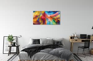 Obraz na plátne Nepravidelné farebné prúžky fraktály 100x50 cm
