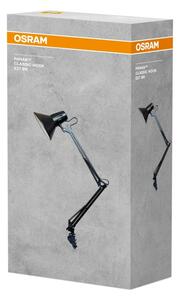 Osram - Stolná lampa s uchytením PANAN 1xE27/11W/230V čierna
