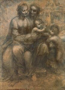 Obrazová reprodukcia The Virgin and Child with Saint Anne, and the Infant Saint John the Baptist, Leonardo da Vinci