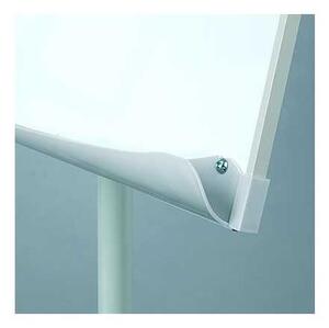 Flipchart Eurosupplies Basic 70 x 100 cm - pojazdný, biela