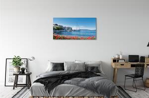 Obraz canvas Morská loď neba leto 100x50 cm