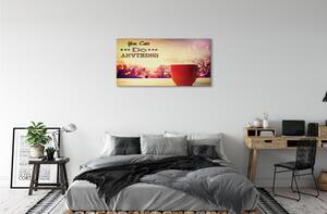 Obraz canvas Nápis cup red jeseň 100x50 cm