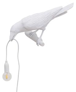 Stolové Lampa SELETTI, Bird Lamp, Biela, Obývacia izba, Plast, Dizajnový