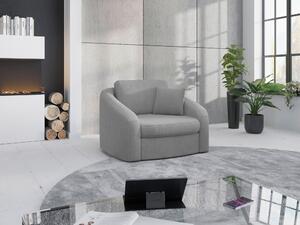 KRESLO, textil, sivá Sit & More - Online Only obývacie izby, Online Only