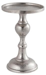 Estila Dizajnový antický svietnik Farrah v striebornej farbe z kovu 18cm