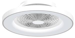 Inteligentný stropný ventilátor LED Tibet, biely, DC, tichý – Mantra Mantra Iluminación, Tibet, stmievateľné, Biela, Obývacia izba, Kov, Moderný