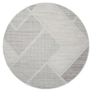 Dekorstudio Moderný okrúhly koberec LINDO 8877 - zelený Priemer koberca: 160cm