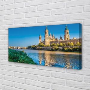 Obraz na plátne Španielsko Katedrála rieky 100x50 cm