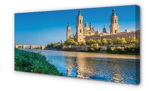 Obraz na plátne Španielsko Katedrála rieky 100x50 cm