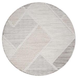 Dekorstudio Moderný okrúhly koberec LINDO 8877 - oranžový Priemer koberca: 120cm