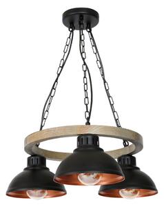 Luster na reťazi HAKON 3xE27/60W/230V