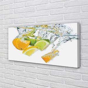 Obraz canvas voda citrus 100x50 cm