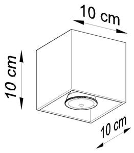 Sollux SL.0567 - Bodové svietidlo QUAD 1 1xGU10/10W/230V antracit
