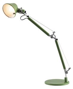 Stolové Lampa Artemide, Tolomeo Micro, Zelená, Pracovňa, Kov, Dizajnový