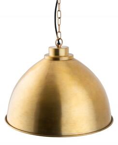 Estila Industriálna závesná lampa Joy v zlatom prevedení s konštrukciou z kovu 115cm