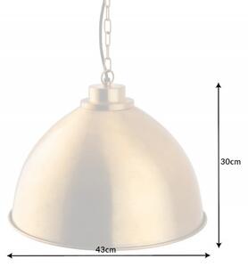 Estila Industriálna závesná lampa Joy v zlatom prevedení s konštrukciou z kovu 115cm