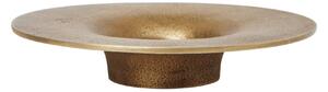Kovový svietnik Soothe Brass Finish Ø 16 cm
