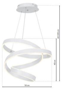 LED Luster na lanku ANDROMEDA LED/45W/230V