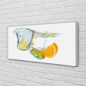 Obraz canvas Voda kiwi oranžový 100x50 cm